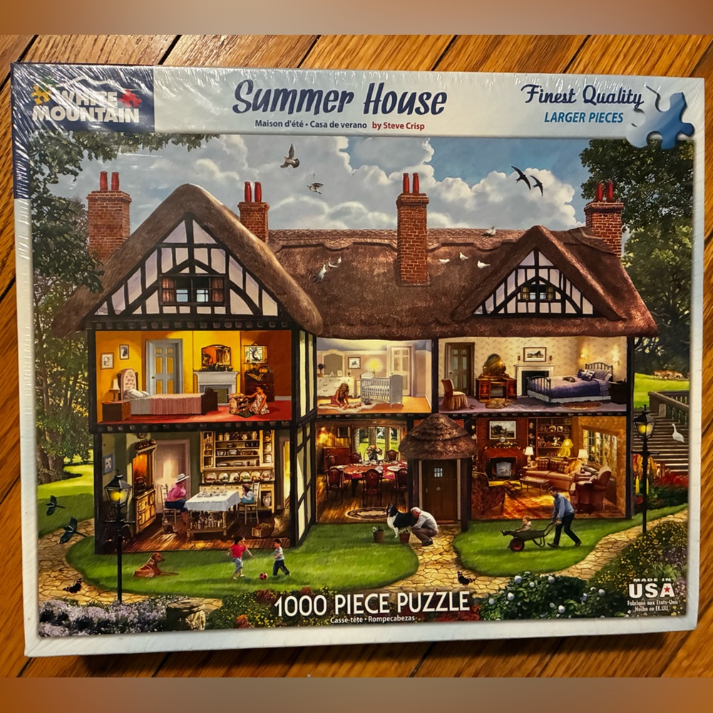 White Mountain Summer House Puzzle - 1000 Pieces